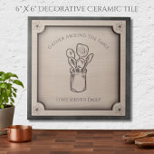 Gather Around The Table Rustic Kitchen Accent Tile タイル
