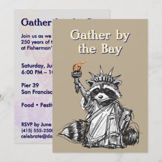 Gather by the Bay Liberty 250 Celebration 招待状