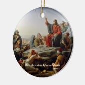 Gather in My Name - Matt 18:20聖なる書物、 経典 セラミックオーナメント (左)