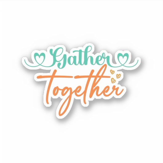 Gather Together シール (正面)