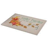 Gather Together | 秋をテーマにした15"x11" カッティングボード (角)
