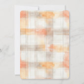 Gather Together Gingham Thanksgiving Invitation 招待状 (裏面)