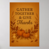 Gather Together & Give Thanks Poster  ポスター (正面)
