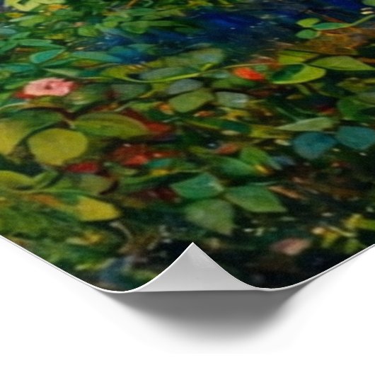 Gather Ye Rosebuds While Ye May by Waterhouse ポスター (角)