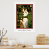 Gathering Almond Blossoms ポスター (キッチン)