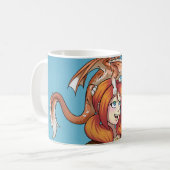 Gathering Flowers with a Dragon コーヒーマグカップ (正面左)