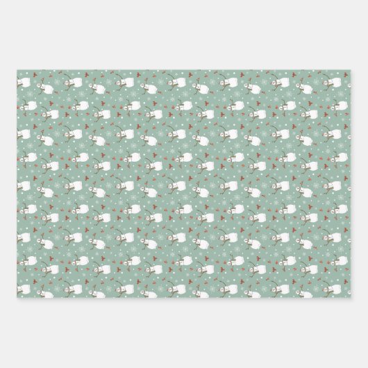 Gathering Friends Wrapping紙セット3枚 ラッピングペーパーシート (正面3)