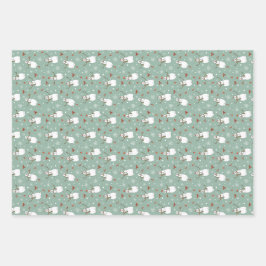 Gathering Friends Wrapping紙セット3枚 ラッピングペーパーシート