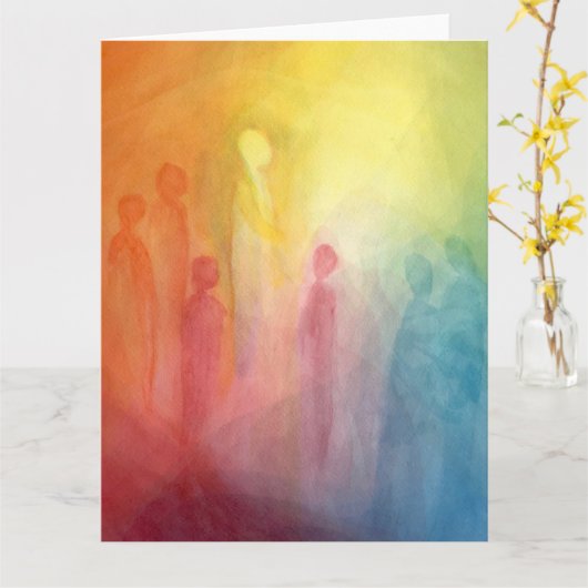 Gathering in the light  カード (黄色い花)