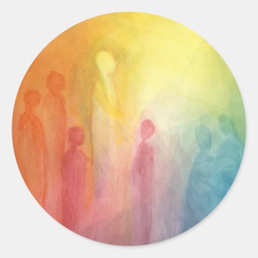 Gathering in the light  ラウンドシール (正面)