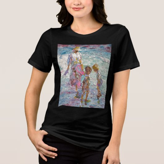 Gathering Light © – ファインアートトリブレンドシャツ トライブレンドTシャツ (正面)