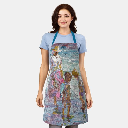 Gathering Light © – Fine Art Apron エプロン (着用した状態)