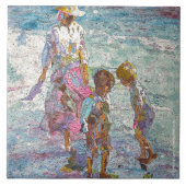 Gathering Light © – Fine Art Ceramic Tile タイル (正面)