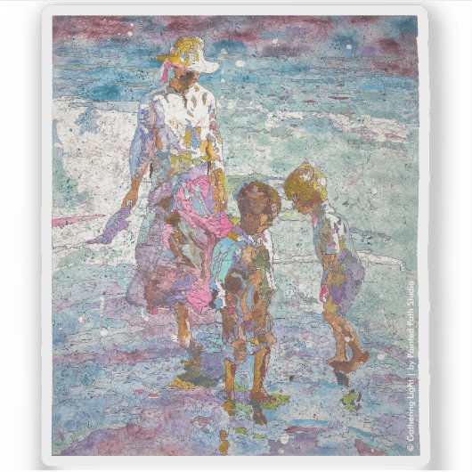 Gathering Light © – Fine Art Sticker シール (正面)