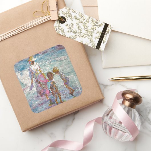 Gathering Light © – Fine Art Sticker スクエアシール (ギフト)