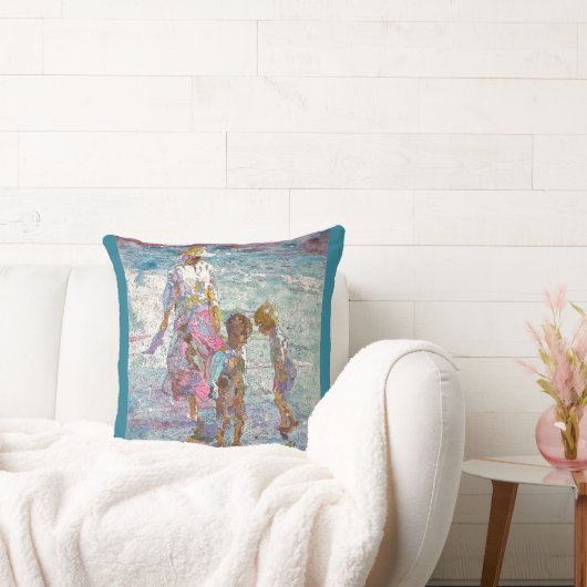 Gathering Light © – Fine Art Throw Pillow クッション (ソファ)