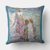 Gathering Light © – Fine Art Throw Pillow クッション (裏面)