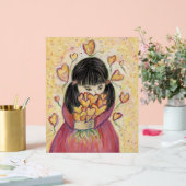 Gathering Loveハートアートワークプリントサイン アクリルサイン (ウェディング)