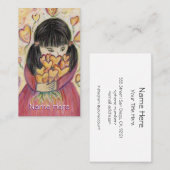 Gathering Loveハートアート名刺 名刺 (正面/裏面)