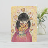 Gathering Loveハートカラフル招待状 招待状 (スタンド正面)