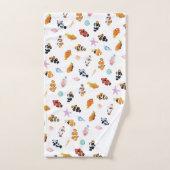 Gathering of Clownfish | Ocean Art Design バスタオルセット (ハンドタオル)