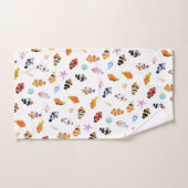 Gathering of Clownfish | Ocean Art Design バスタオルセット (ハンドタオル)