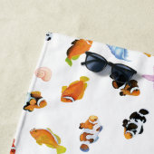 Gathering of Clownfish | Ocean Art Design ビーチタオル (インサイチュ)