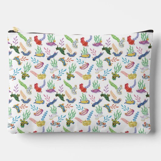 Gathering of Nudibranchs | Ocean Art Design アクセサリーポーチ (正面)