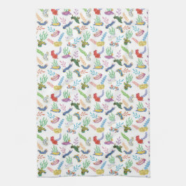 Gathering of Nudibranchs | Ocean Art Design キッチンタオル