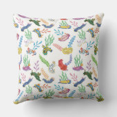 Gathering of Nudibranchs | Ocean Art Design クッション (裏面)