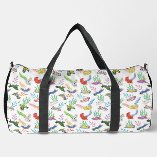 Gathering of Nudibranchs | Ocean Art Design ダッフルバッグ