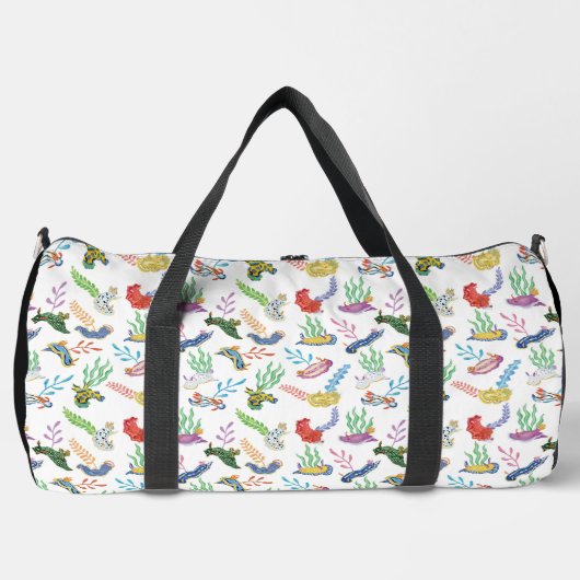 Gathering of Nudibranchs | Ocean Art Design ダッフルバッグ (正面)