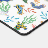 Gathering of Nudibranchs | Ocean Art Design デスクマット (コーナー)