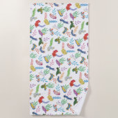 Gathering of Nudibranchs | Ocean Art Design ビーチタオル (正面)