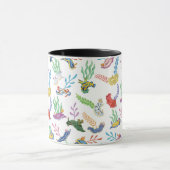 Gathering of Nudibranchs | Ocean Art Design マグカップ (中央)