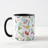 Gathering of Nudibranchs | Ocean Art Design マグカップ (左)
