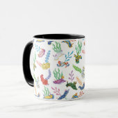 Gathering of Nudibranchs | Ocean Art Design マグカップ (正面左)