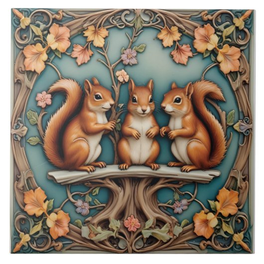 Gathering on the Willow Bough タイル (正面)