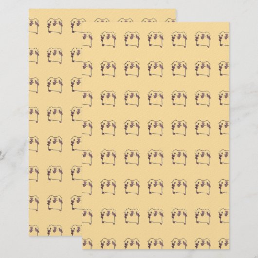 Gatinho fofinho 便箋 (正面/裏面)