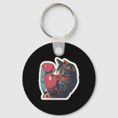 Gatito De Boxeoボクサークール猫ボクシング手袋とC キーホルダー (正面)