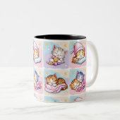 Gatito de Sueños Two-Tone Coffee Mug ツートーンマグカップ (正面右)