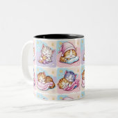 Gatito de Sueños Two-Tone Coffee Mug ツートーンマグカップ (正面左)