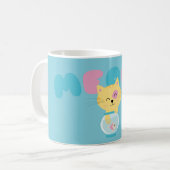Gatito juguetón Meow! コーヒーマグカップ (正面左)