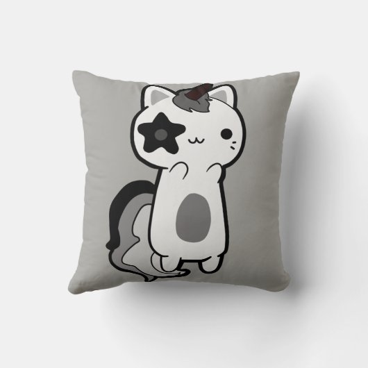 Gatito Negro Kawaii クッション (裏面)