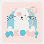 GATITO ROSA スクエアシール (正面)