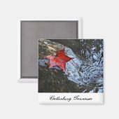 Gatlinburgリーフマグネット マグネット (正面/裏面)