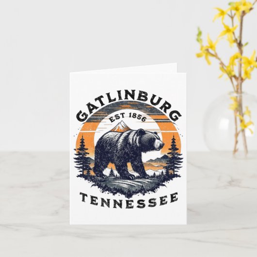 Gatlinburg カード (黄色い花)