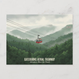 Gatlinburg Aerial Tramway Tennessee ポストカード