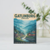 Gatlinburg Gateway to Great Smoky Mountains ポストカード (スタンド正面)