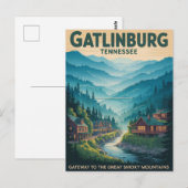 Gatlinburg Gateway to Great Smoky Mountains ポストカード (正面/裏面)